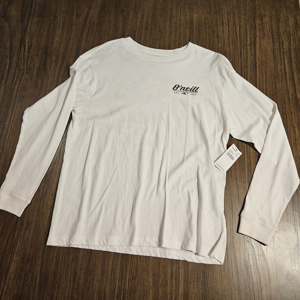 O'Neill White Long Sleeve Boy's Large Shirt
